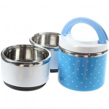 Insulated Stainless Steel Bento Box - Blue