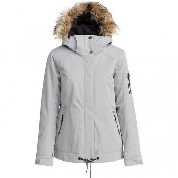 Roxy Meade Women's Technical Snowboard Jacket - Heather Grey - L