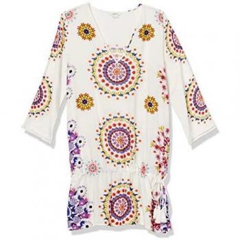 Desigual T-Shirt Mujer Top Manly 20swmw08 s Blanco