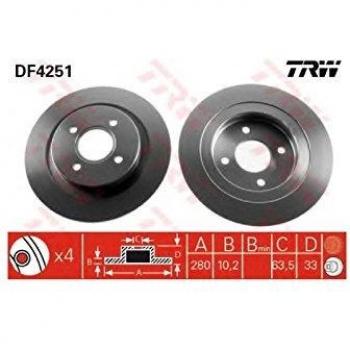 Freno TRW DF4251 Disco de Freno