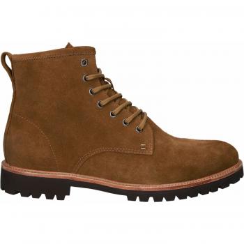 Logan Blackstone – Bottine Montante pour Hommes, Marron Tabac, 42 EU