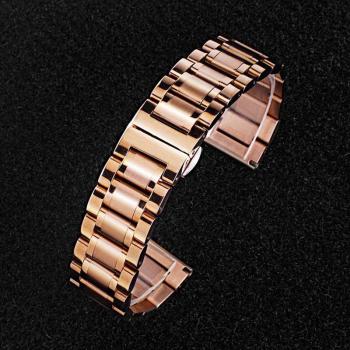 Push Button Clasp Watch Band 18-24mm