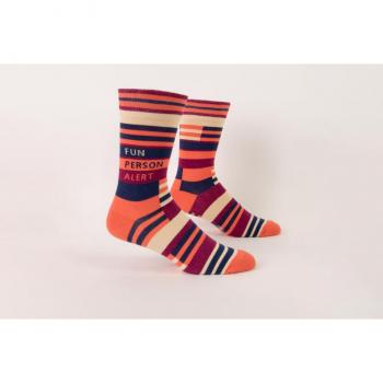 Fun Person Alert Men's Crew Socks