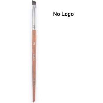 Natural Wood Angled Eyebrow Brush