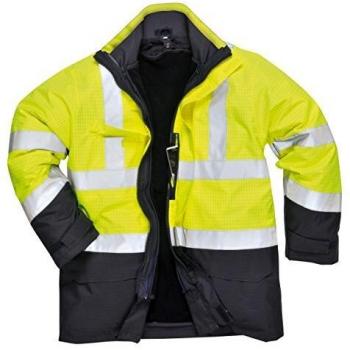 Chaqueta de alta visibilidad multi-protección Bizflame Rain ISO 14116