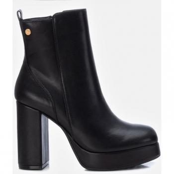 Xti - Botines de mujer color negro con cierre de cremallera
