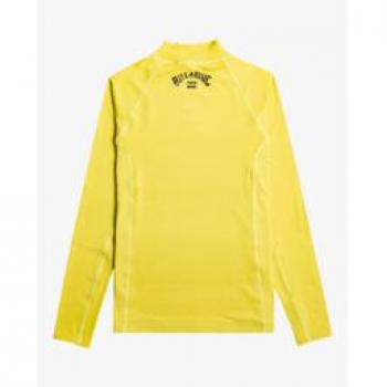 Billabong Waves All Day Niños LS - Licra de Manga Larga Amarilla