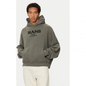 Felpa Karl Kani Spray Anthracite con cappuccio retro, XL
