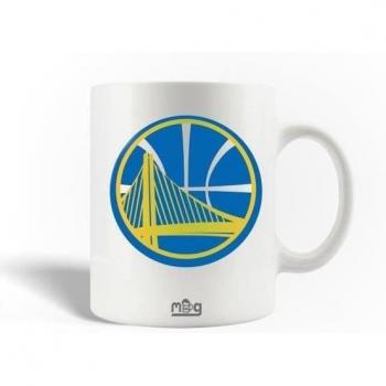 Keramische Tasse mit Golden State Warriors Logo