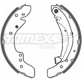 Hinterachse Bremsbacken TOMEX TX 20-29