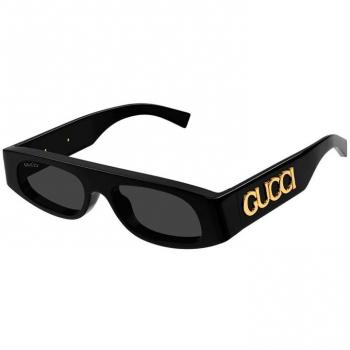 Gucci Sunglasses (Black, Female, Size 51 MM, Rectangular Lido Large)
