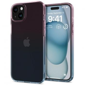 Coque Spigen Liquid Crystal dégradé rose pour iPhone 15