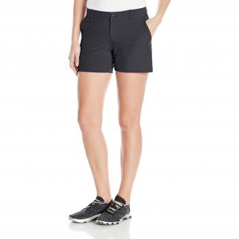 Under Armour Links Shorty 4in Pantalón Corto, Mujer, Negro