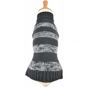 Pull 2-en-1 Gris Doogy – Écharpe Hivernale T25
