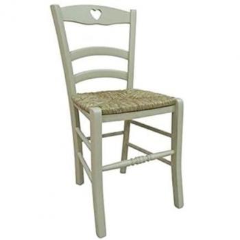 Silla de Madera Clásica para Comedor, Cocina o Sala de Estar, Color Arena