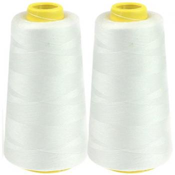 Household Color Polyester Sewing Thread, 2 Pack, 2300 Yards