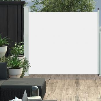 VidaXL Auvent latéral rétractable de patio 170x300 cm Crème