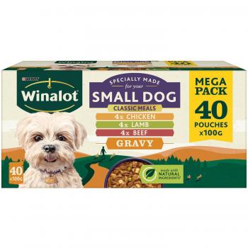 Winalot Small Dog Wet Dog Food Pouches Mixed In Gravy