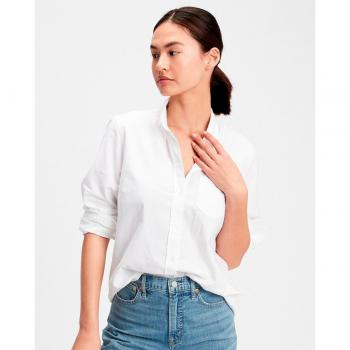 Camicia Oxford Fitted Bianca