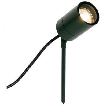 QAZQA Solo Dark Green Spike Spotlight IP44