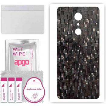 Papel Protectivo de Piel Retro LG Q Stylo 4 – Carbon Black Pixel