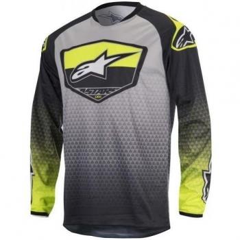Jersey Mx Niño Alpinestars 2017 Racer Supermatic Florescent-Gris