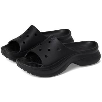 US 6 Black Crocs Bae Slides for Women