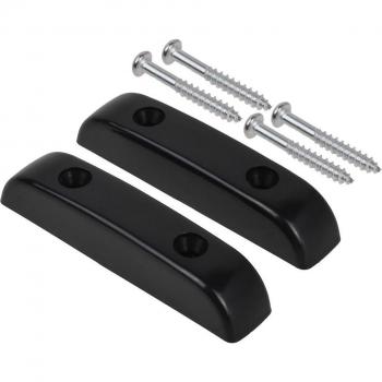 Rosewood Thumb Rest for Bass Guitar, 2-Pack with Thumb Buckle (Coffee)