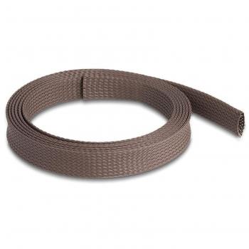DeLock Kabelschutzschlauch, 2 m x 19 mm, nagerfest, Braun