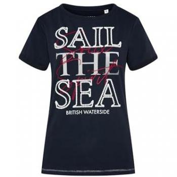 SOCCX Damen Rundhalsshirt U-Boot-Ausschnitt