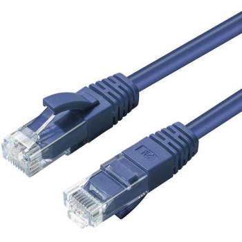 Microconnect 3m Blue Cat6a U/UTP Ethernet Cable