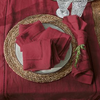 Mirabeau Stoffserviette 4er Set Covent Garden bordeaux