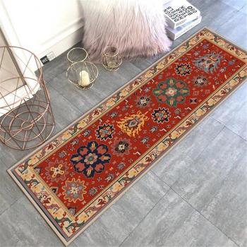Bohemian Kitchen Floor Mat - Absorbent Anti-slip Persian Retro Print