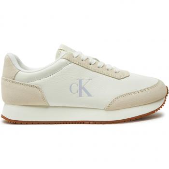 Sneaker Calvin Klein Jeans Runner Laceup Low Bianco Crema EU 41