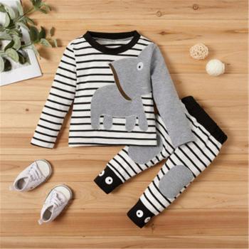 Vêtements d'hiver pour bébé garçon avec motif éléphant