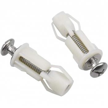 Fixation à vis pour siège de toilette