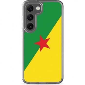 Carcasa Samsung Galaxy S23 Plus - Drapeau Guyane - Suave - Colores Vivos