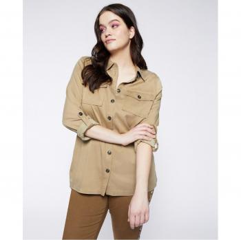 Camisa de mujer con bolsillos Fiorella Rubino