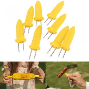 12pcs BBQ Corn Holders with Needle Prongs