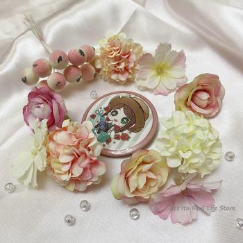 Flor de Tela Rosa Crisantemo Ita