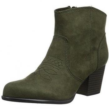 Botines s.Oliver 25328, Mujer, Verde (Forest 703), Talla 37 EU