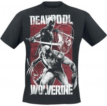 T-Shirt Deadpool & Wolverine - Uomo - Nero - S a 3XL