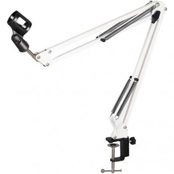 Support Extensible pour Microphone avec Fixation de Bureau