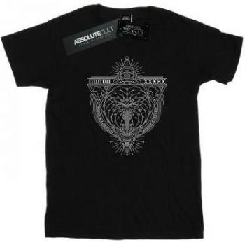 Fantastic Beasts Ladies Cotton Boyfriend T-Shirt - Black