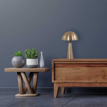 Lampe de Table Steinhauer en Métal Bronzé