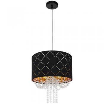 GLOBO LIGHTING Pendelleuchte schwarz, 1x E27