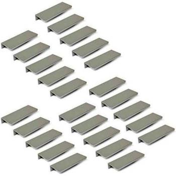 EMUCA - 9166062 Maniglia Per Mobile, 45mm, Alluminio, Anodizzato Opaco, Set Di 25