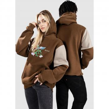 Smile And Wave Kowloon Premium Kapuzenpullover braun