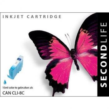 Second Life Kleurinvoer: Canon CLI‑8 Cyan
