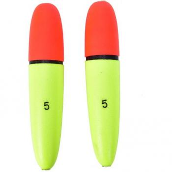 Gelb‑EVA‑Schwimmköder – 2 Stück, ideal für Wels & Hecht